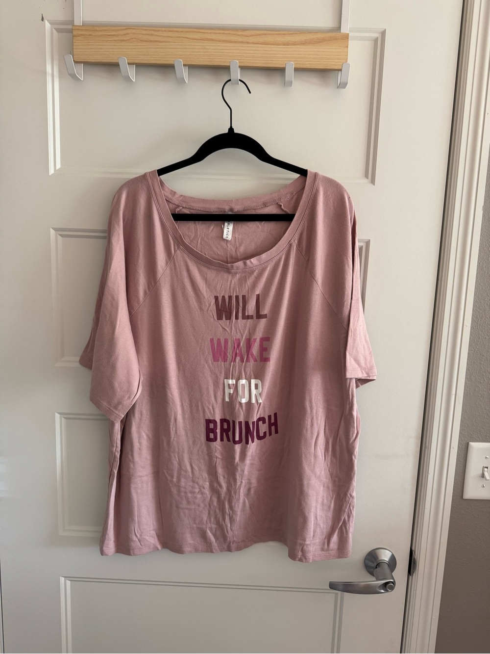 Oversized Sleep Tee - "Will Wake For Brunch"